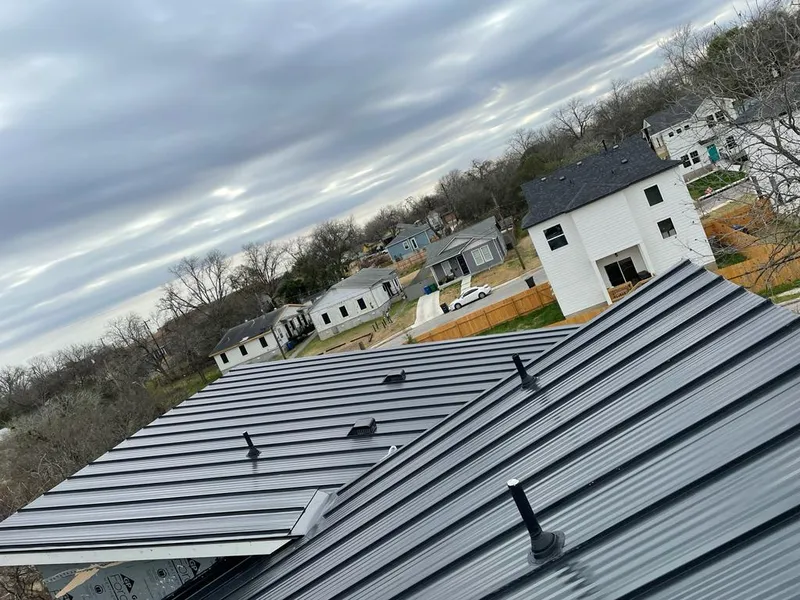 Standing seam metal roof panels with vents for Skylight Repair in Owings Mills